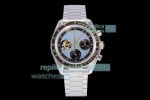 OM Factory Omega Speedmaster Moonwatch Apollo 11 Blue Dial Moonshine Gold Bezel Watch